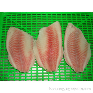 Filet de tilapia noir gelé 5-7 oz pour l&#39;exportation